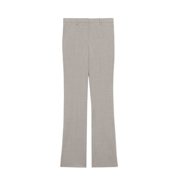 NWT Theory Emery Tailor Pants Heather Barley Size 8, 34.5” Inseam - Picture 1 of 9